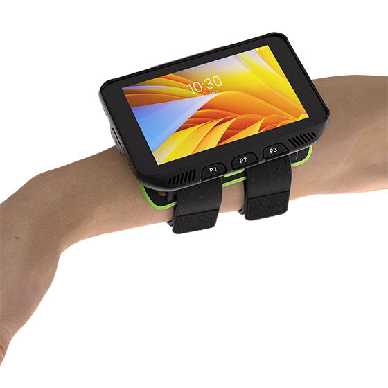 Zebra Wrist Mount With Two Velcro Straps Large